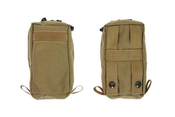 3.5 X 6 Small Outside Side Molle Pocket w Zipper RB 379BK RB 379TN R B Fabrications