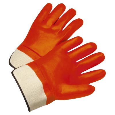 Safety Cuff Foam Lined PVC Glove from PIP