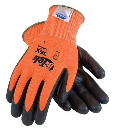 Orange w/ Black Foam Nitrile Palm Glove 19-D340OR/XS, 19-D340OR/S, 19-D340OR/M, 19-D340OR/L, 19-D340OR/XL,19-D340OR/XXL