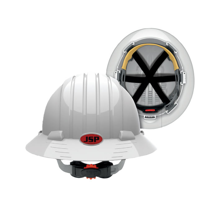 Evolution Deluxe 6161 Full Brim Hard Hat w/ Wheel Ratchet | 280