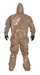 Tychem 5000 Coverall w/ Respirator Fit Hood, Attached Socks & Outer Boot Flaps - C3185T  TN