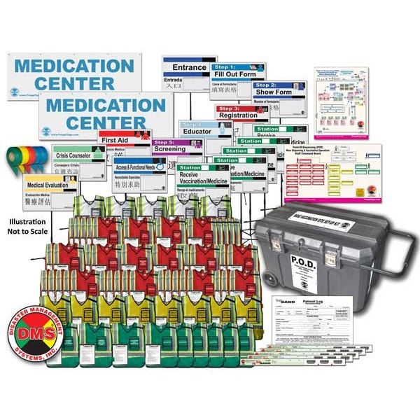 Mass Vaccination & Dispensing Solution Flag, Banner, & Vest Kit | DMS ...